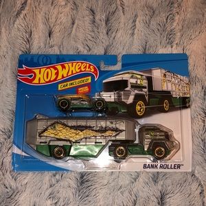 Hot Wheels Bank Roller Car Hauler Super Rig w/ Car